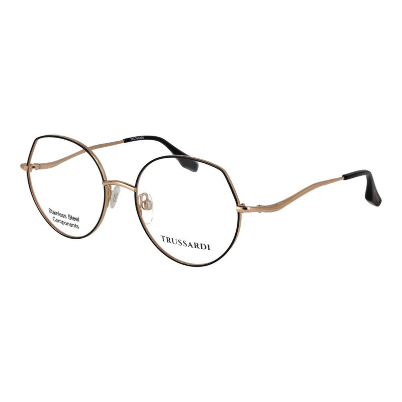 Lunettes (Monture) en acier inoxydable noir Trussardi