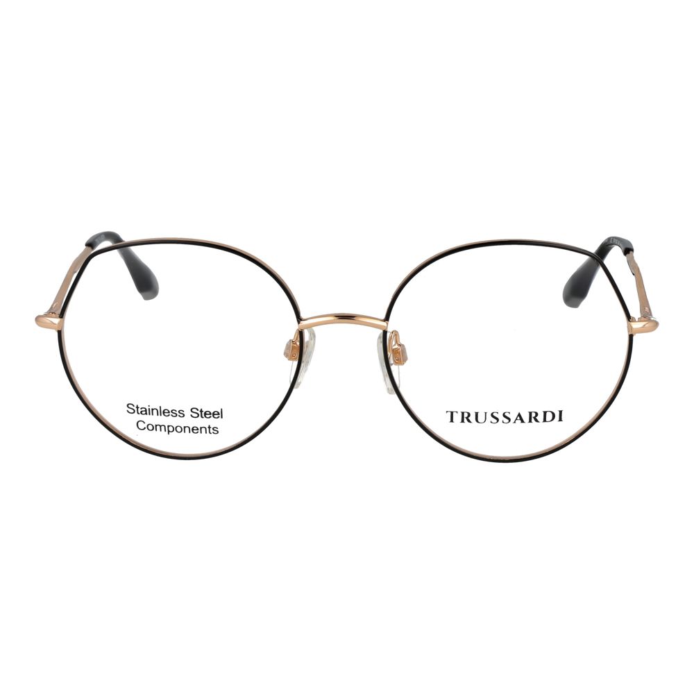 Lunettes (Monture) en acier inoxydable noir Trussardi