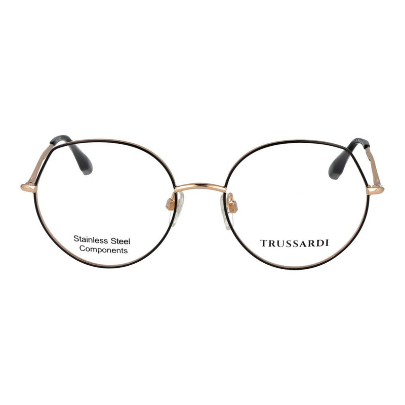 Lunettes (Monture) en acier inoxydable noir Trussardi