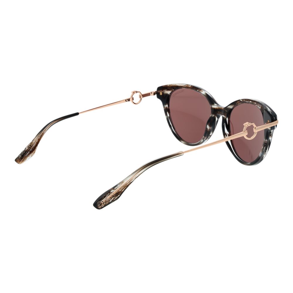 Lunettes de soleil Trussardi en acétate marron