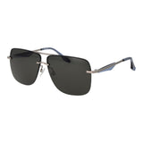 Lunettes de soleil Trussardi en métal argenté