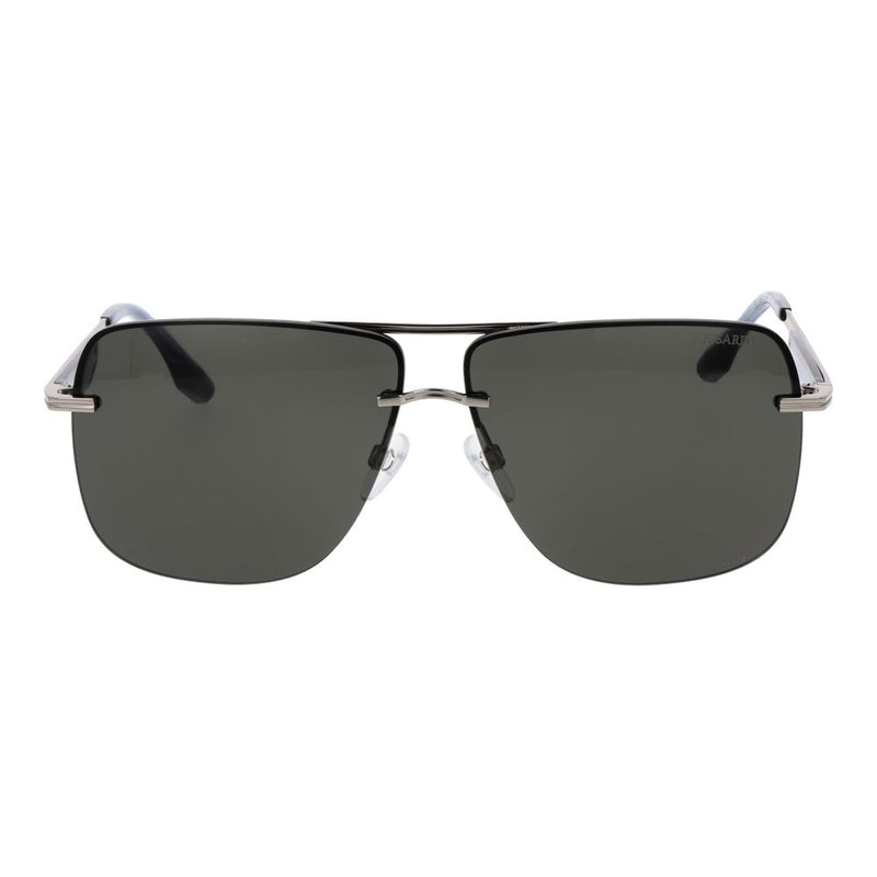Lunettes de soleil Trussardi en métal argenté