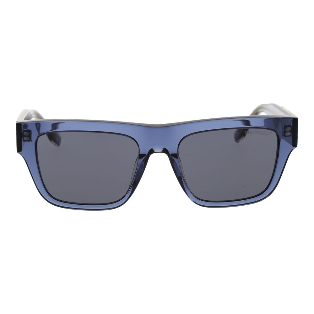 Lunettes de soleil Trussardi en acétate bleu