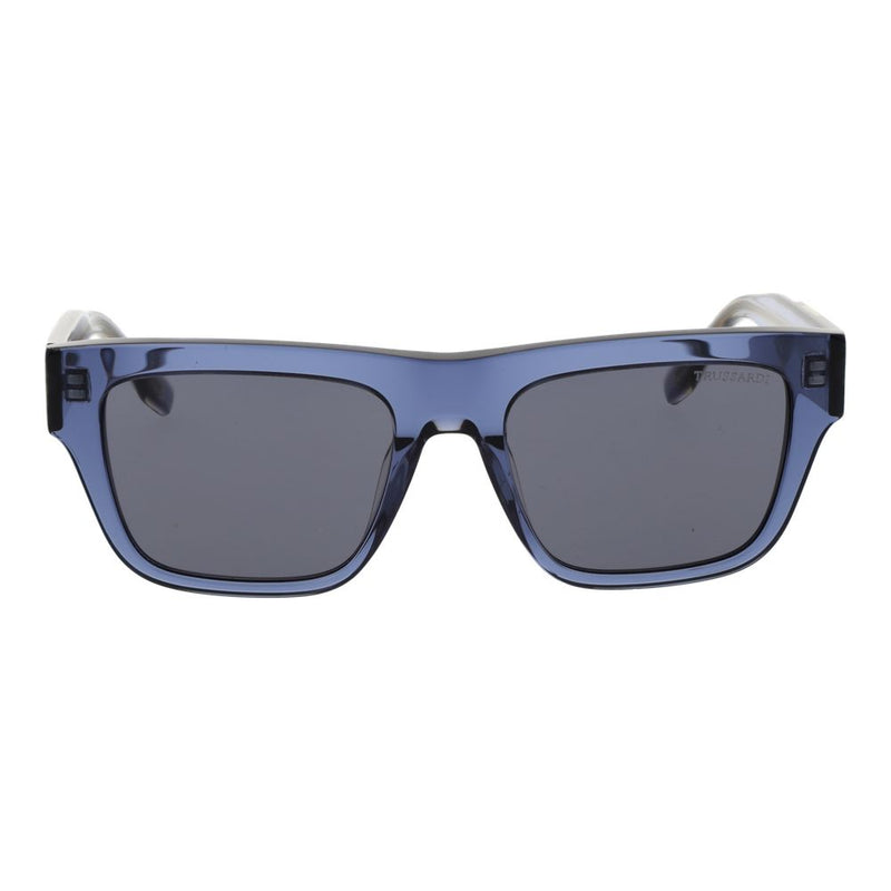 Lunettes de soleil Trussardi en acétate bleu
