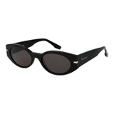 Lunettes de soleil Trussardi en acétate noir