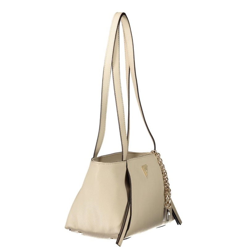 Sac femme Guess Jeans en polyuréthane beige