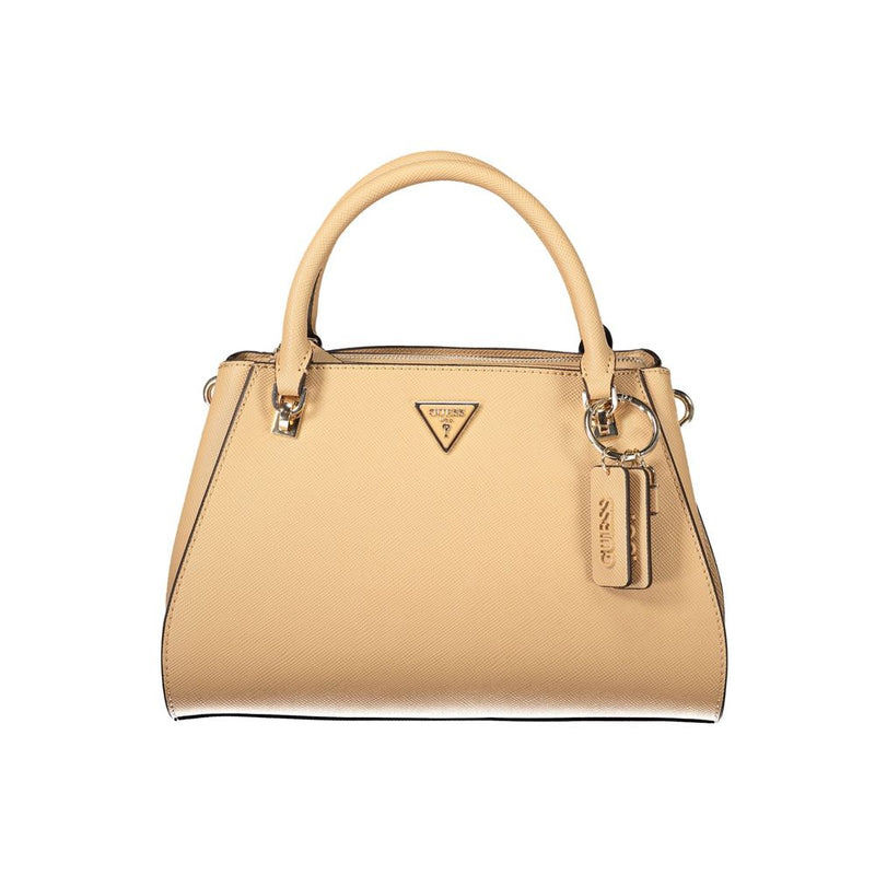 Sac femme Guess Jeans en polyuréthane beige