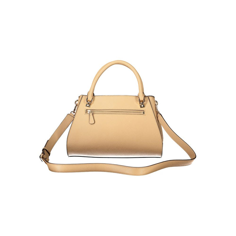Sac femme Guess Jeans en polyuréthane beige