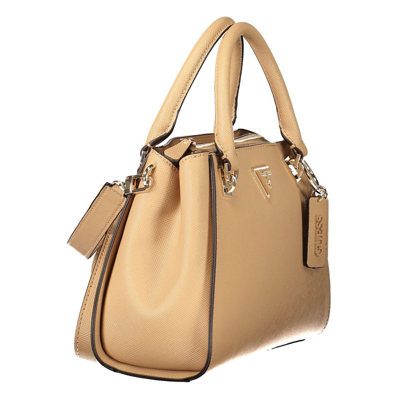 Sac femme Guess Jeans en polyuréthane beige
