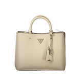 Sac femme Guess Jeans en polyuréthane beige