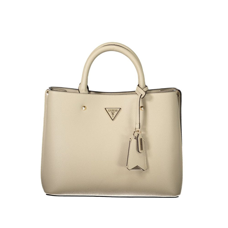 Sac femme Guess Jeans en polyuréthane beige