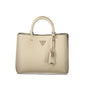 Guess Jeans Beige Polyurethane Women Bag
