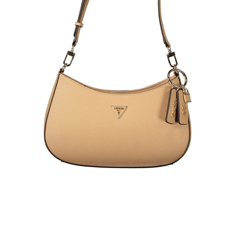 Sac femme Guess Jeans en polyuréthane beige