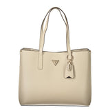 Sac femme Guess Jeans en polyuréthane beige