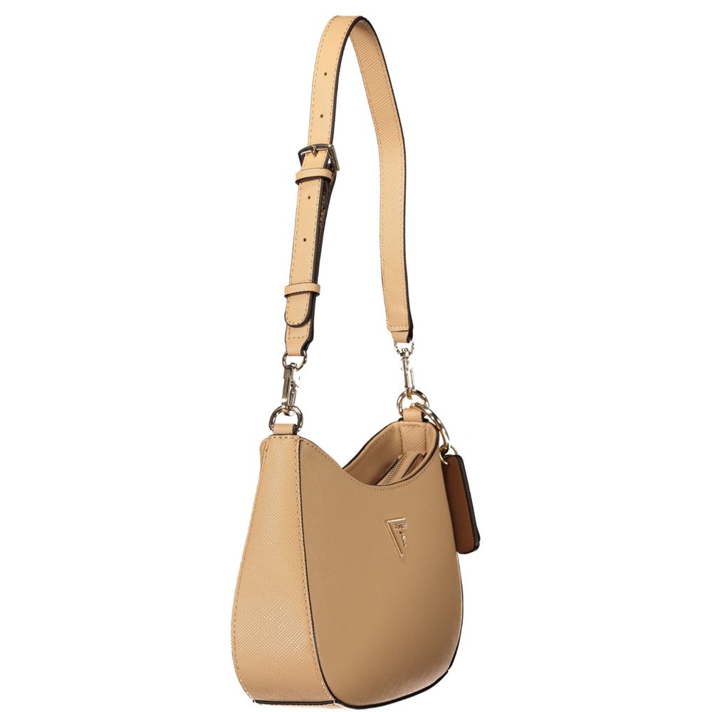 Sac femme Guess Jeans en polyuréthane beige
