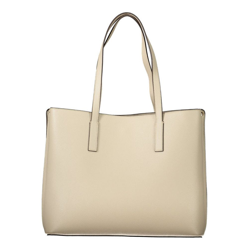 Sac femme Guess Jeans en polyuréthane beige