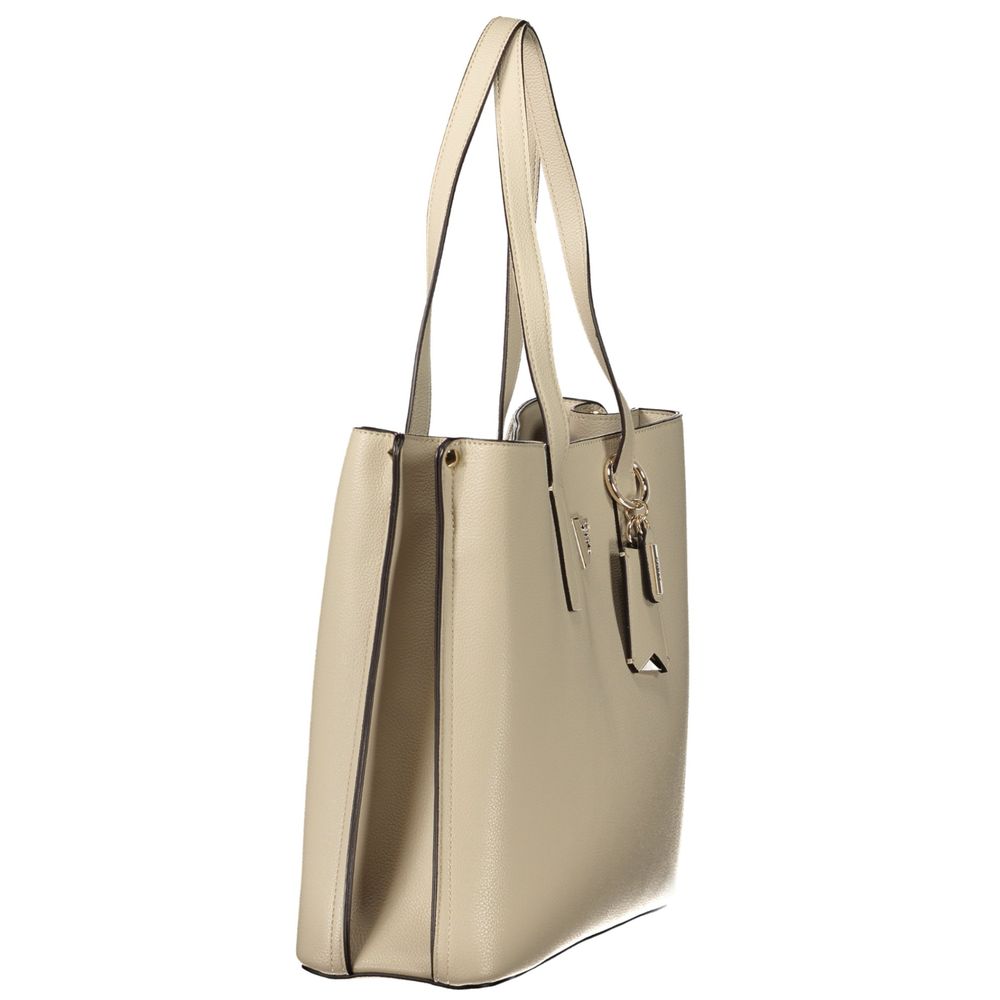Sac femme Guess Jeans en polyuréthane beige