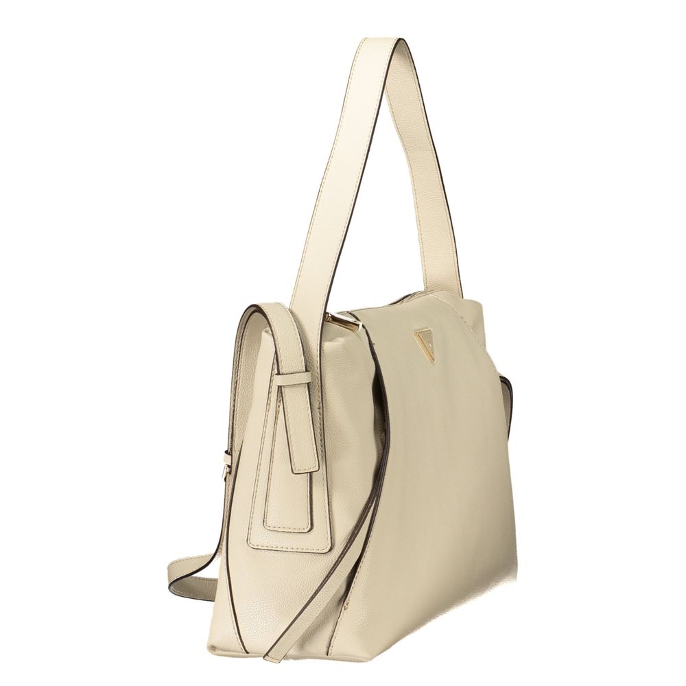 Sac femme Guess Jeans en polyuréthane beige