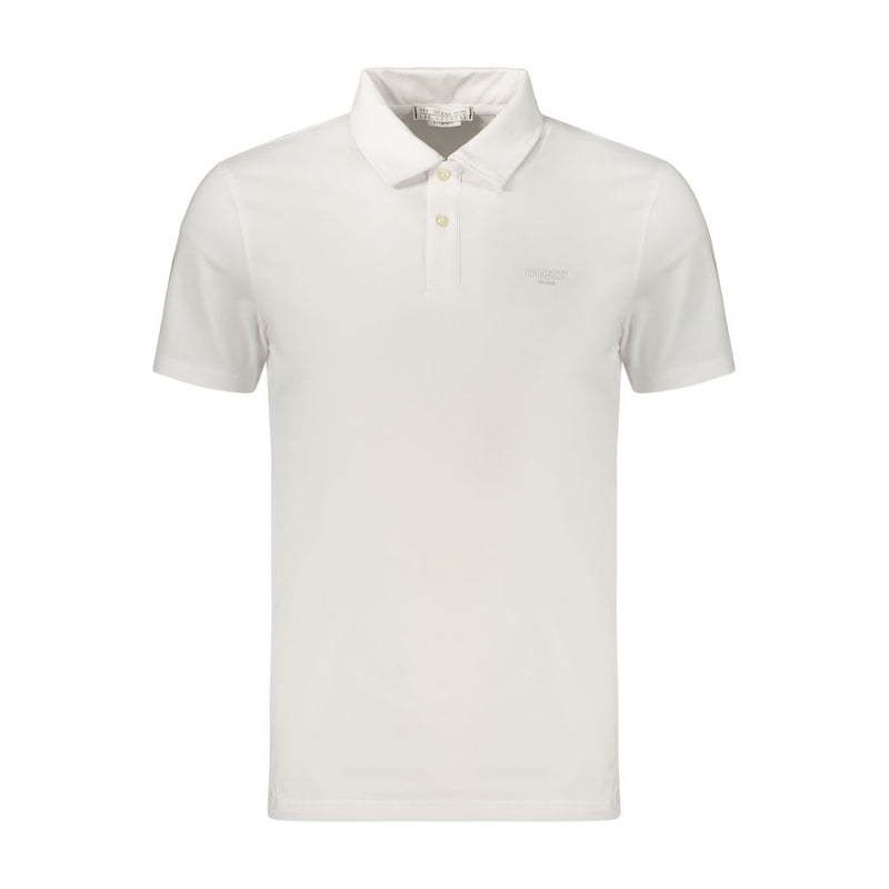 Polo Guess Homme en Coton Blanc