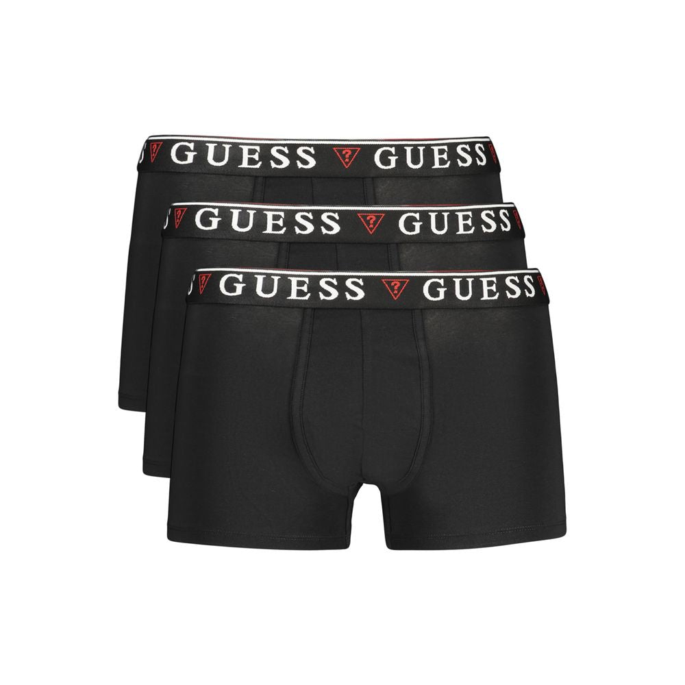 Guess Jeans Caleçon Noir en Coton pour Homme