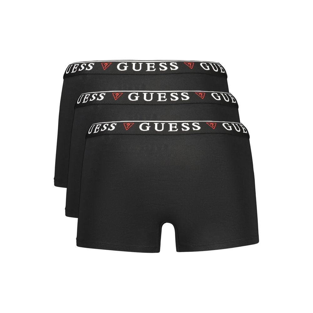 Guess Jeans Caleçon Noir en Coton pour Homme