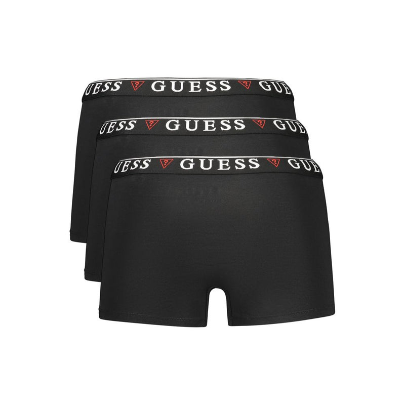 Guess Jeans Caleçon Noir en Coton pour Homme
