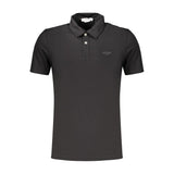 Polo Guess en coton noir pour homme