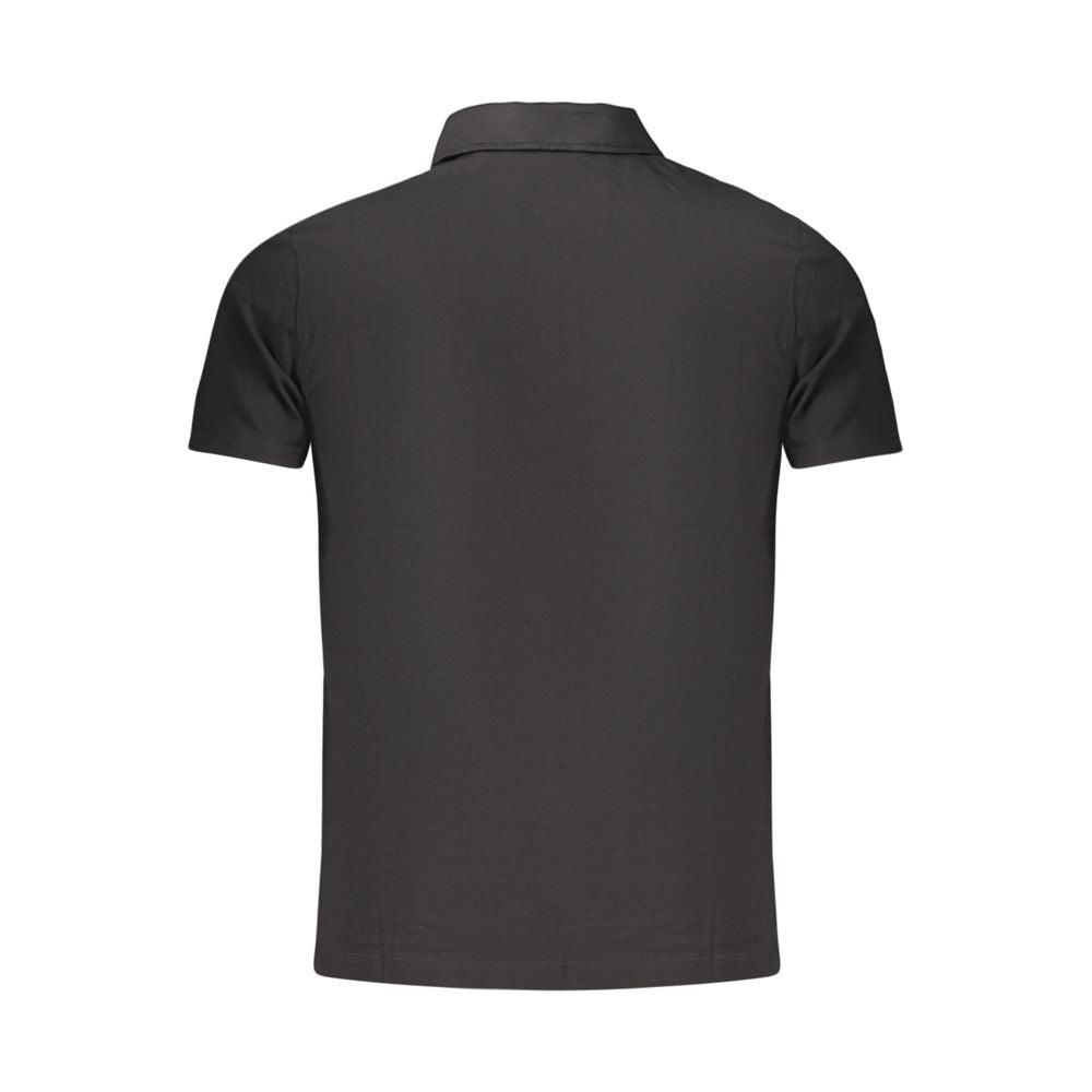 Polo Guess en coton noir pour homme