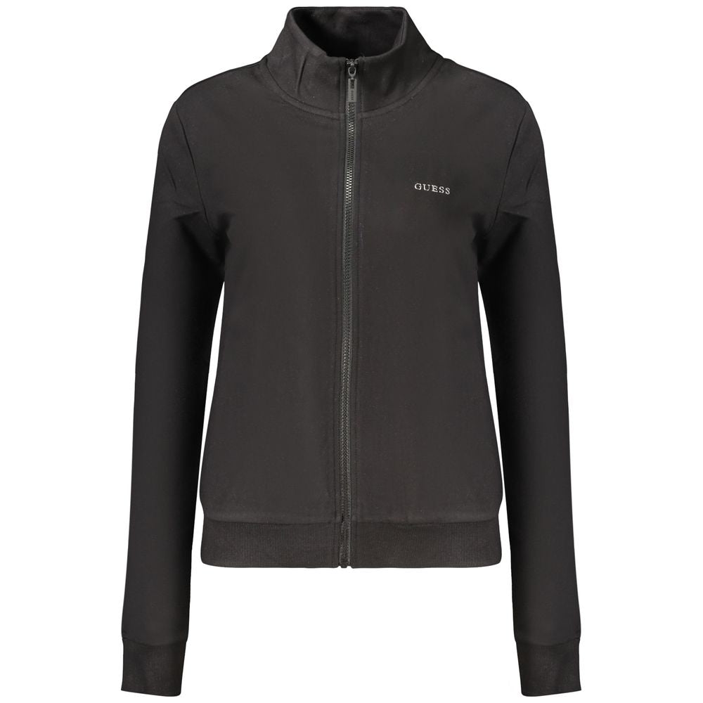 Sweatshirt noir femme en modal Guess Jeans