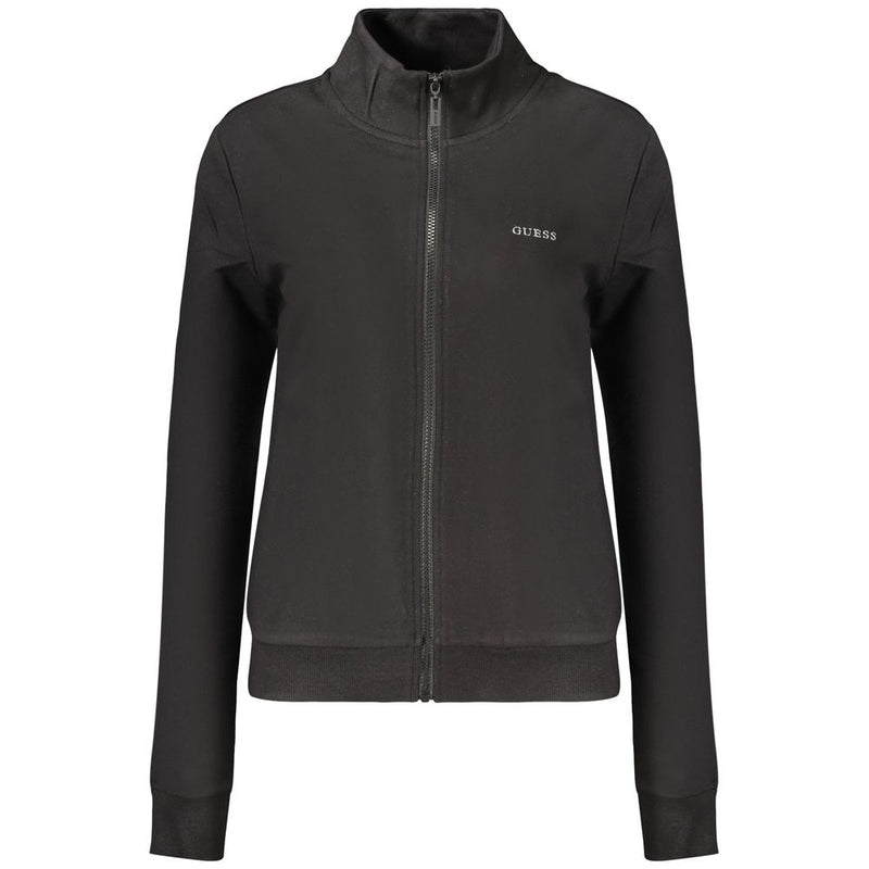 Sweatshirt noir femme en modal Guess Jeans