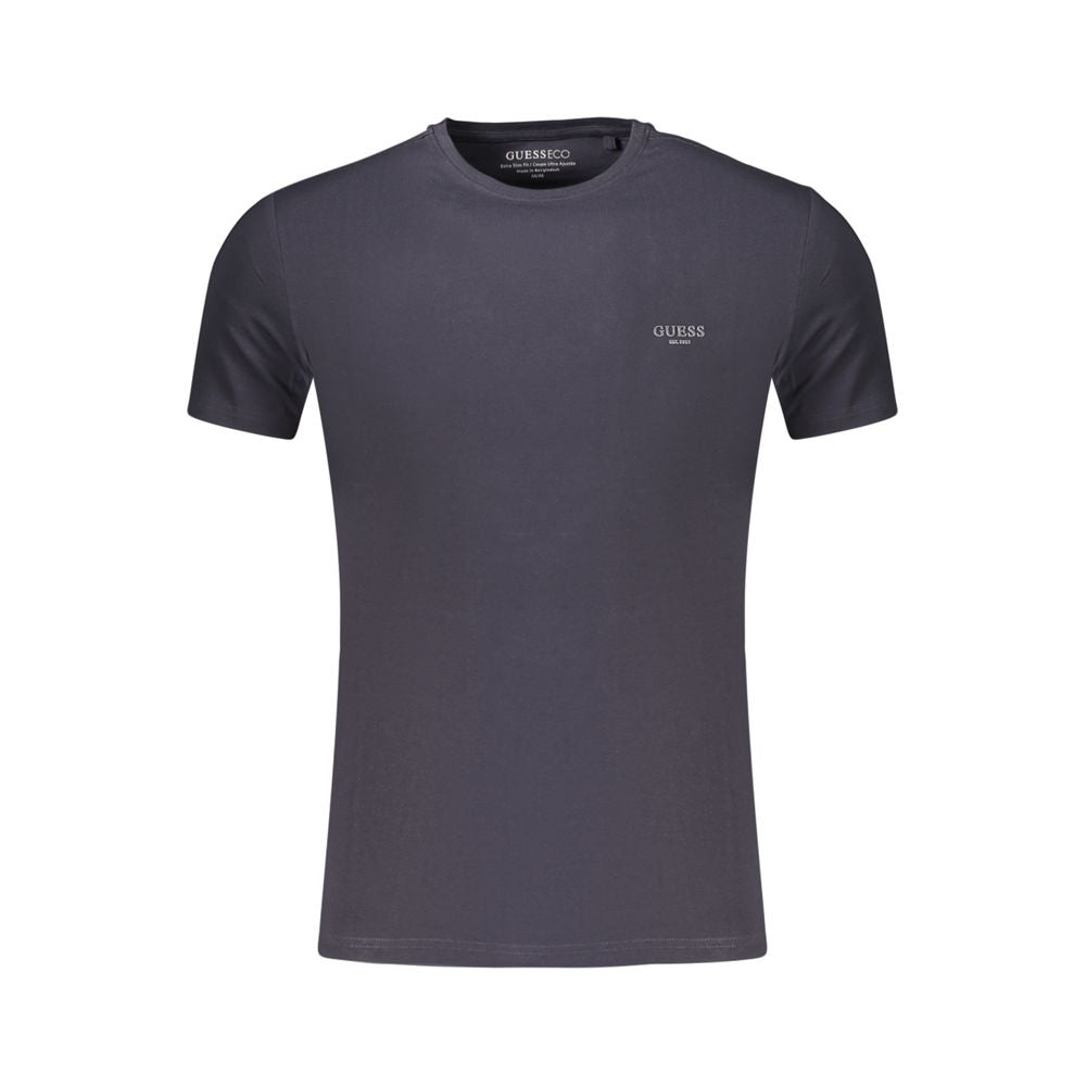 T-shirt Guess en coton bleu pour homme