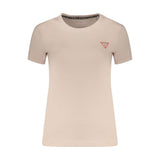T-shirt en coton rose Guess pour femme