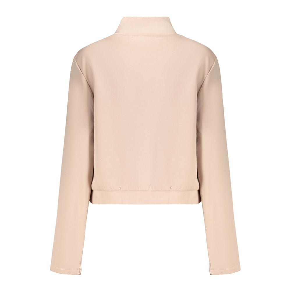 Sweat-shirt femme Guess Jeans en polyester rose