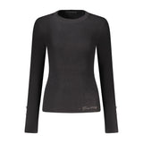 Pull en viscose noire Guess Jeans pour femme