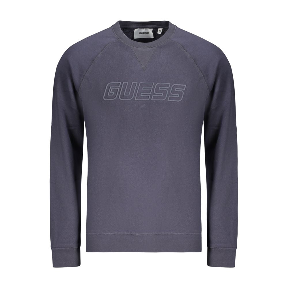 Sweat-shirt homme Guess en coton bleu