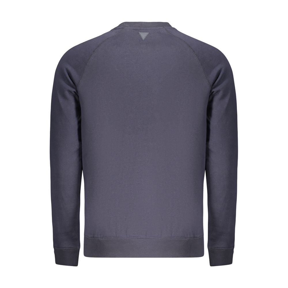 Sweat-shirt homme Guess en coton bleu