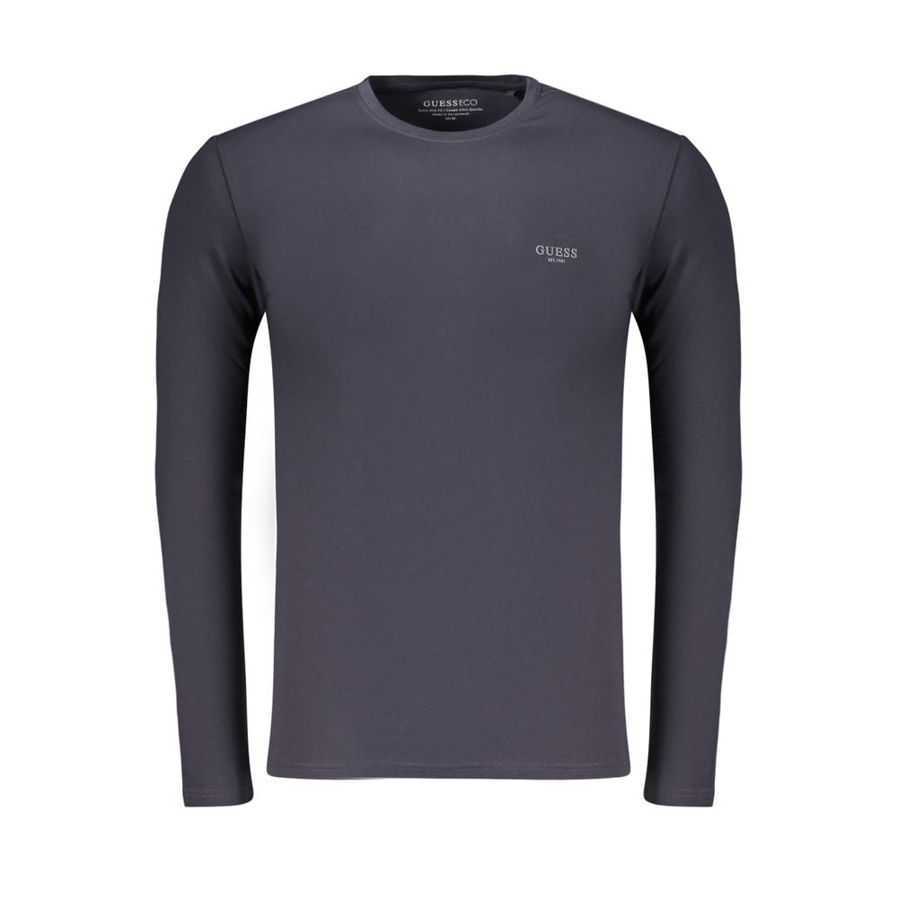 T-shirt en coton bleu Guess pour homme