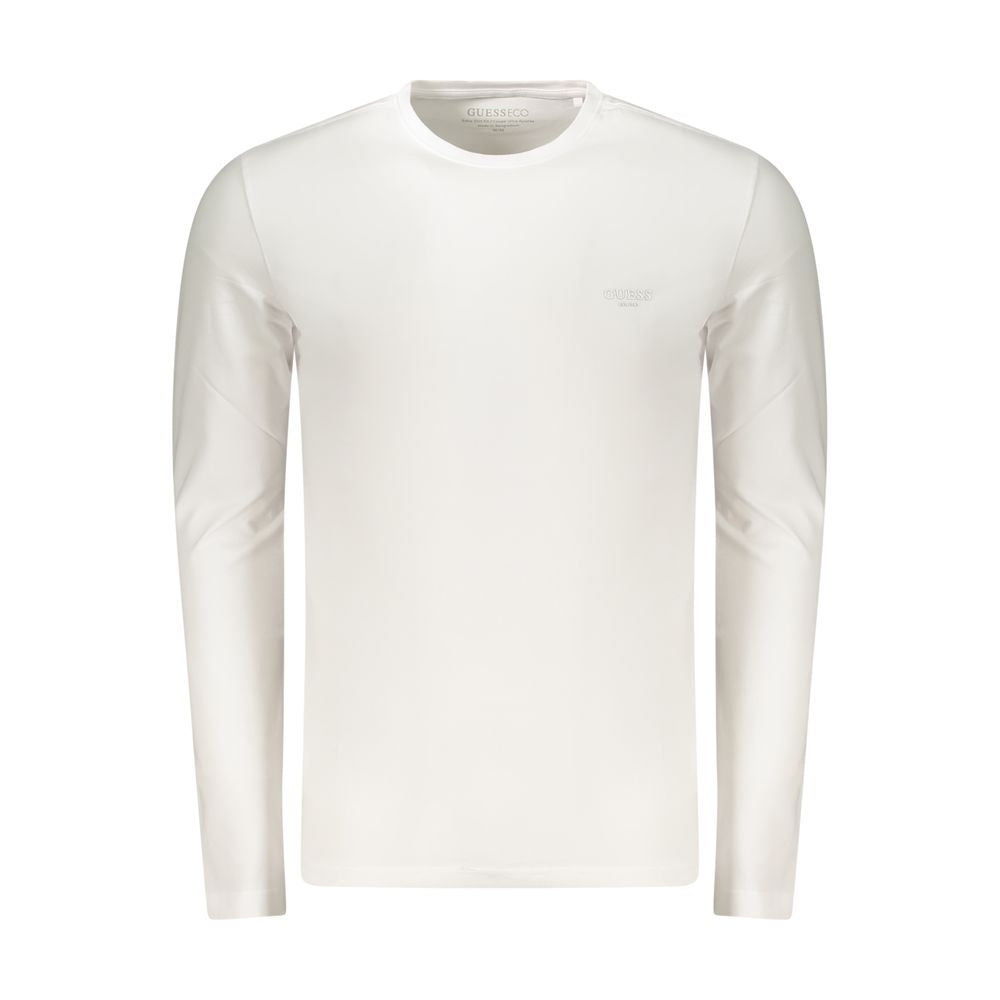 T-shirt Guess Jeans blanc en coton pour homme