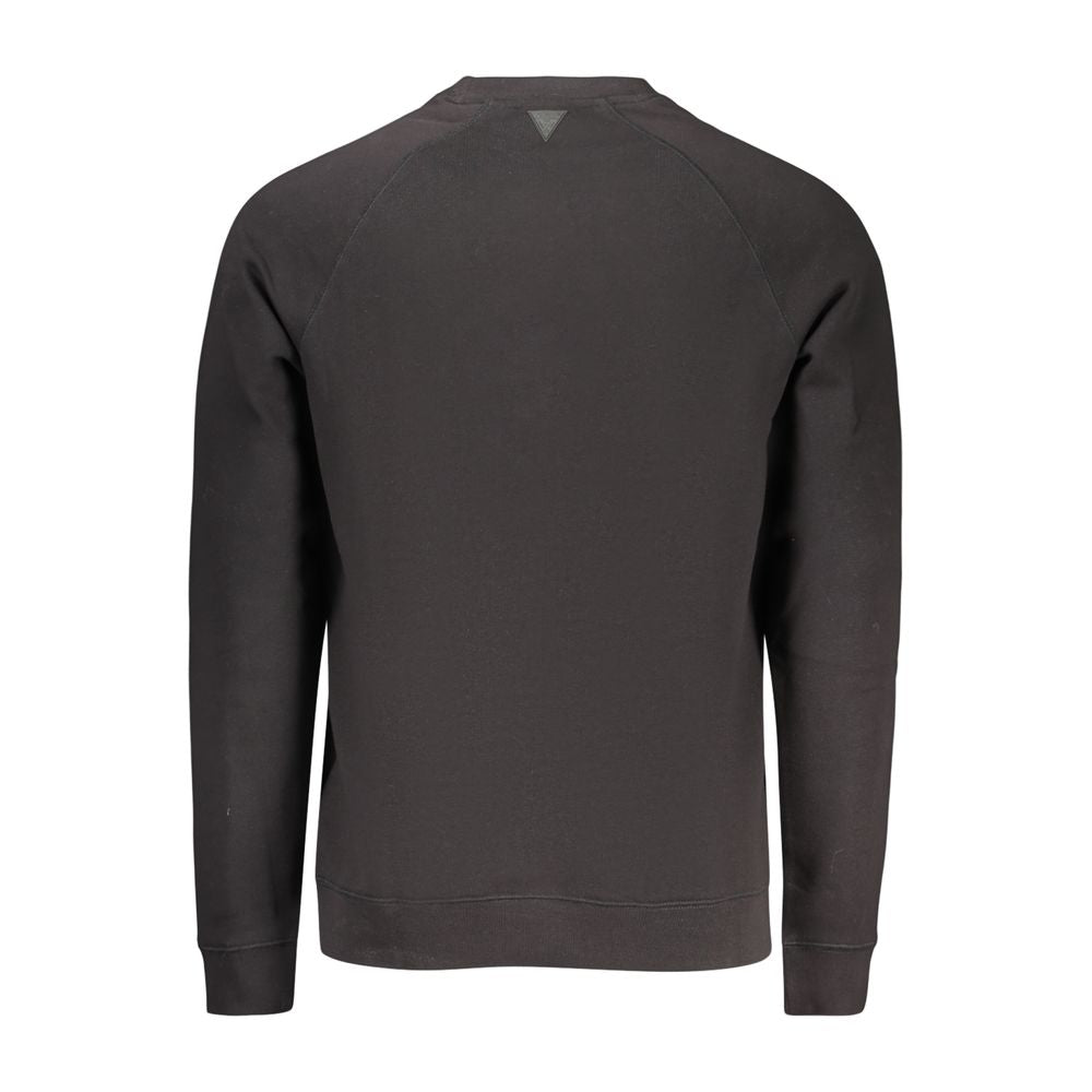Sweat-shirt Guess Jeans noir en coton pour homme