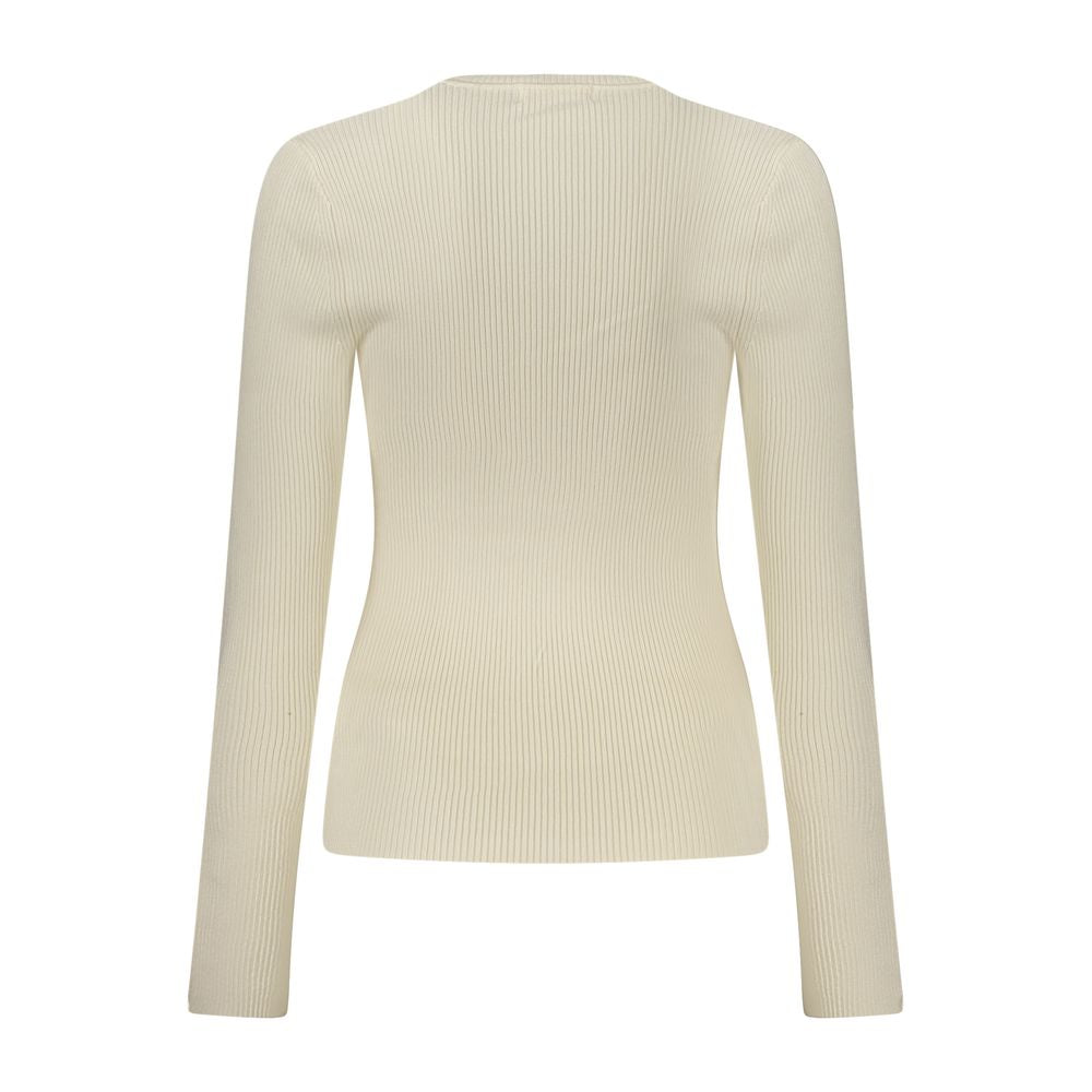 Pull Guess Femme en Viscose Blanc