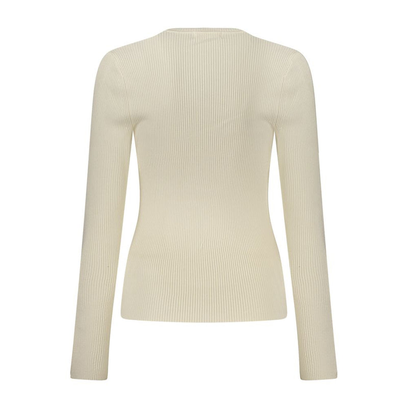 Pull Guess Femme en Viscose Blanc