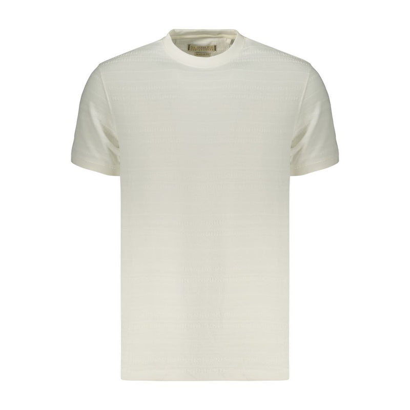 T-shirt en coton blanc Guess pour homme
