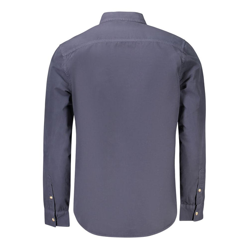 Chemise Guess pour homme en coton bleu