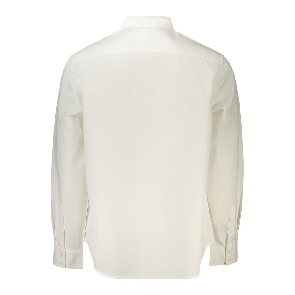 Chemise Guess Jeans en coton blanc pour homme