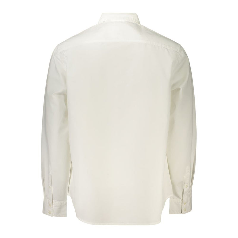 Chemise Guess Jeans en coton blanc pour homme