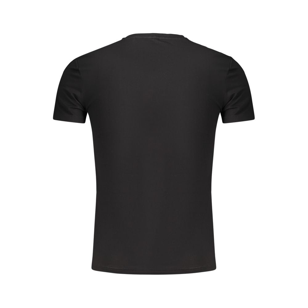 T-shirt en coton noir pour homme Guess Jeans