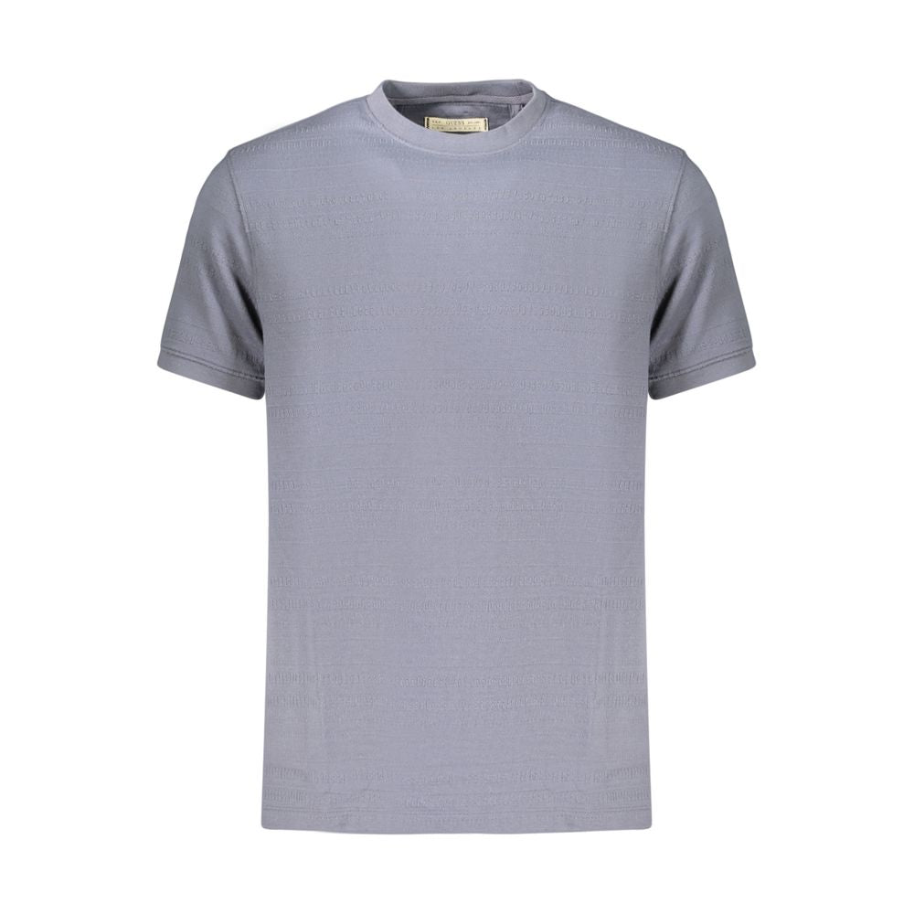 T-shirt Guess bleu en coton pour homme