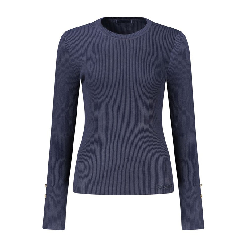 Pull femme Guess Jeans en viscose bleue