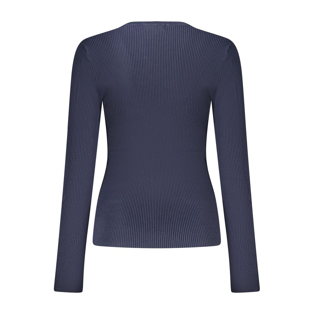 Pull femme Guess Jeans en viscose bleue