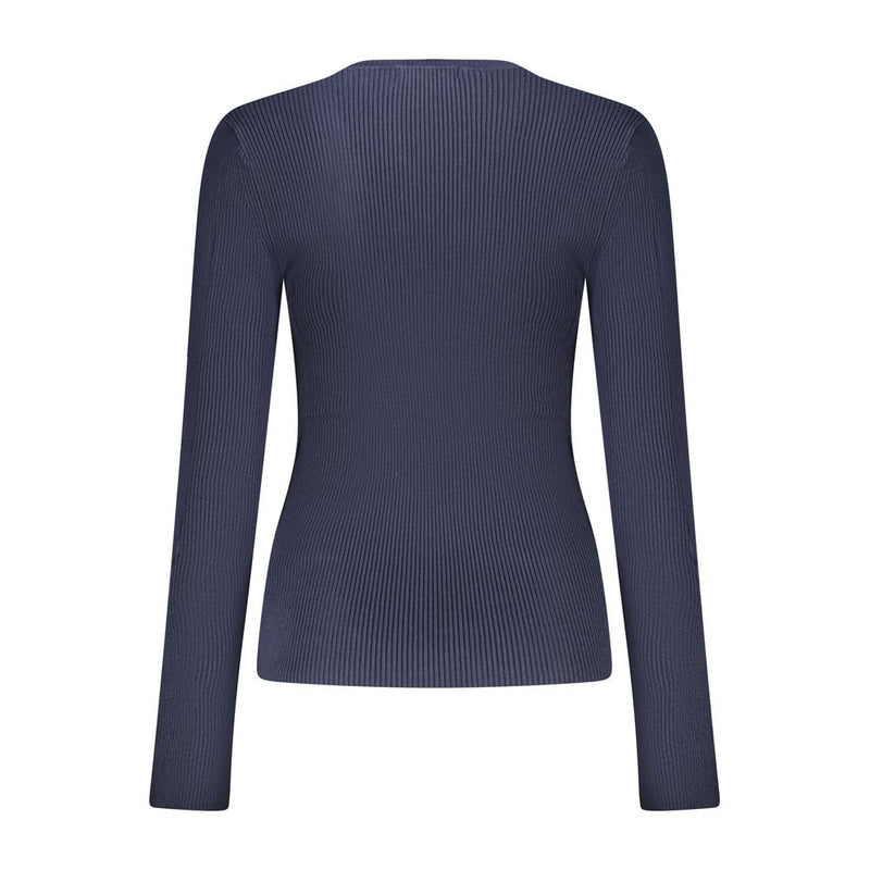 Pull femme Guess Jeans en viscose bleue